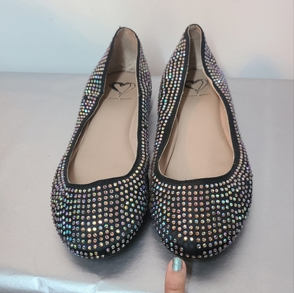 Steve Madden Rhinestone Flats - Picture 5 of 6